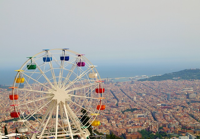 výhled na Barcelonu