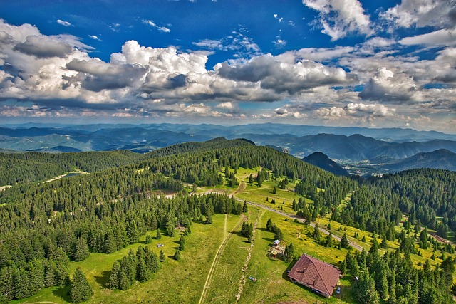 krajina v bulharském vnitrozemí
